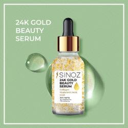 24k gold face serum