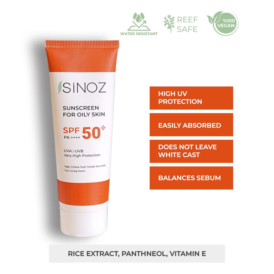 Sunscreen Cream for Oily Skin SPF 50+-0