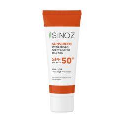 Sinoz Sunscreen with Broad Spectrum for Oily Skin SPF 50+