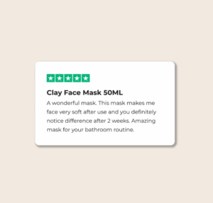 clay face mask sinoz 